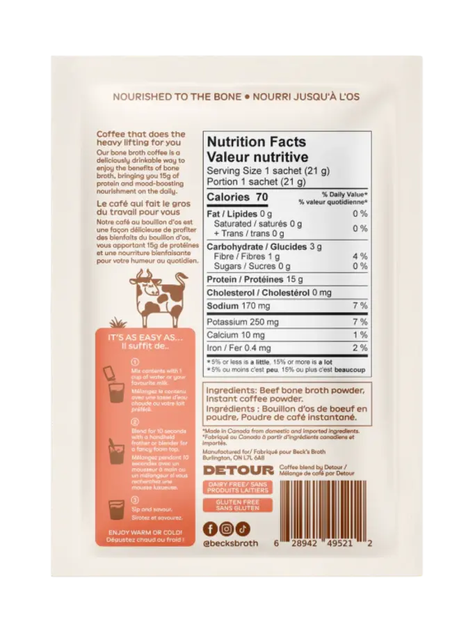 BECK'S BROTH INSTANT COFFEE