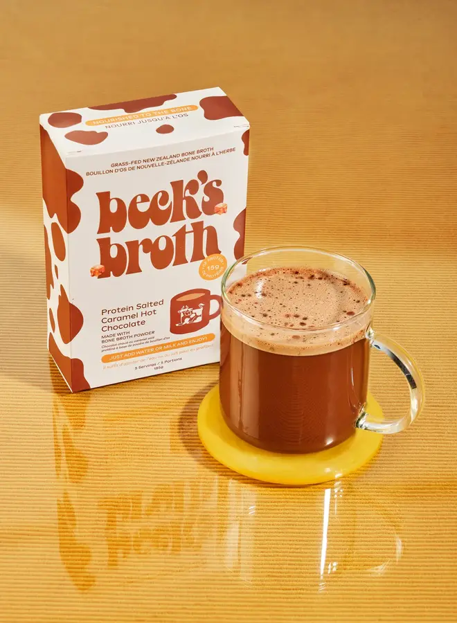 BECK'S BROTH SALT CARAMEL HOT CHOCO