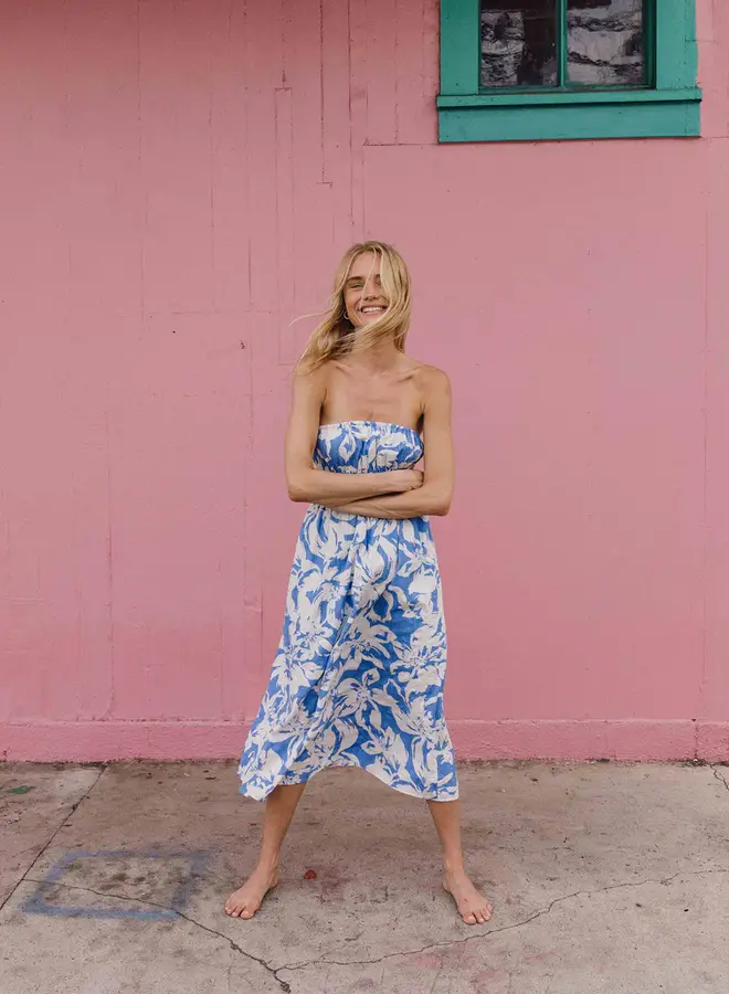 IN THE SKY MIDI DRESS