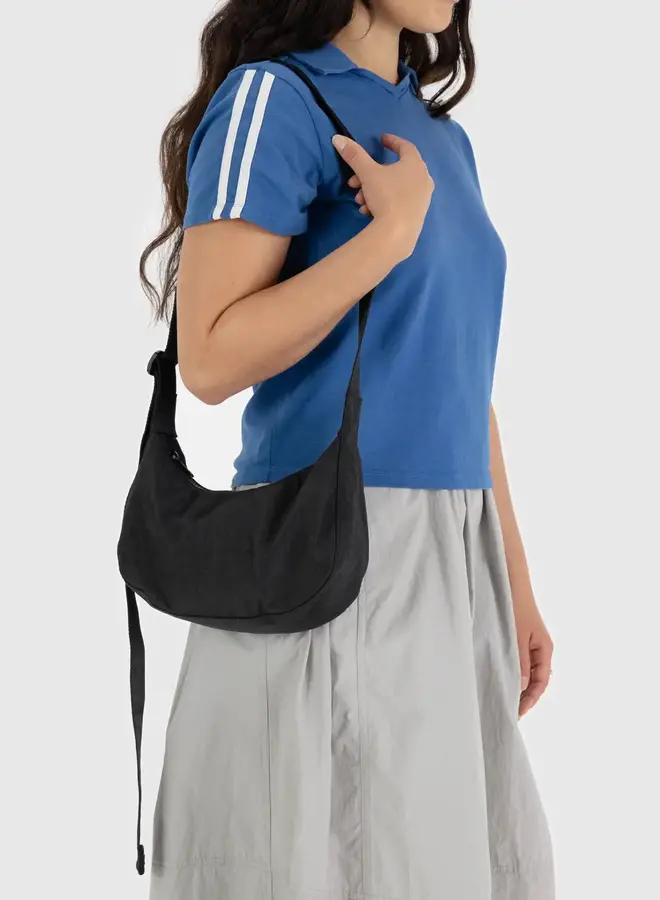 SMALL NYLON CRESCENT BAG