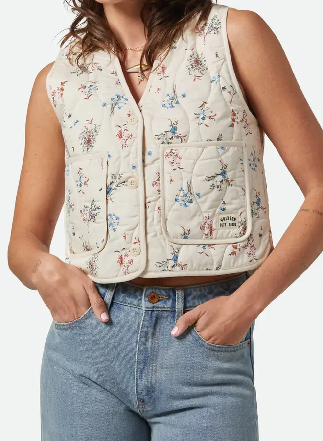 FIELD FLORAL QUILT VEST