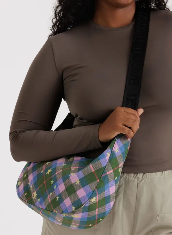 MEDIUM NYLON CRESCENT BAG**