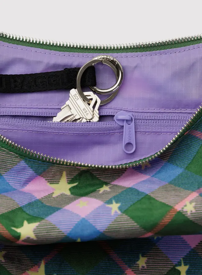 MEDIUM NYLON CRESCENT BAG**