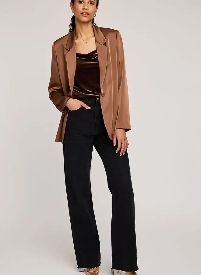 DIONE SATIN  BLAZER