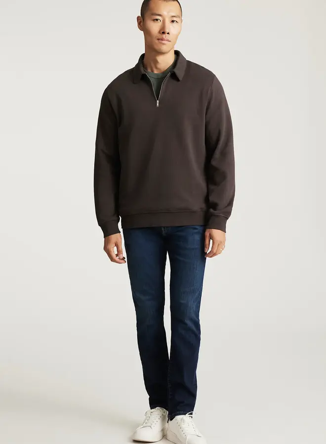 HALF ZIP SWEATSHIRT