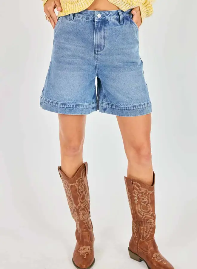 EVELYN DENIM SHORTS