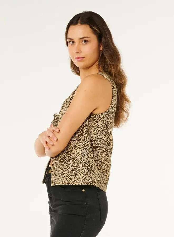 ANIMAL INSTINCTS TIE TOP