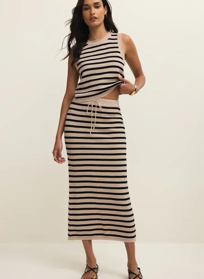 EMORI STRIPE SKIRT