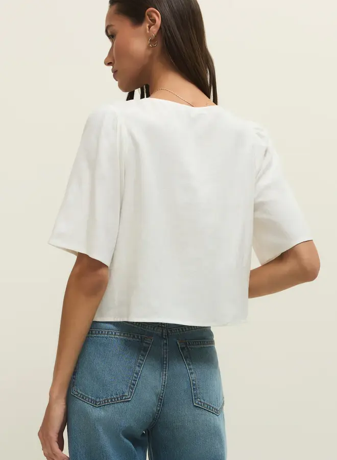 LA BELLE LINEN TOP