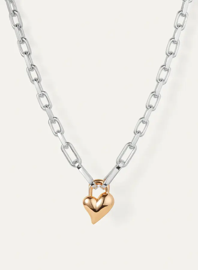 PADLOCK HEART PENDANT