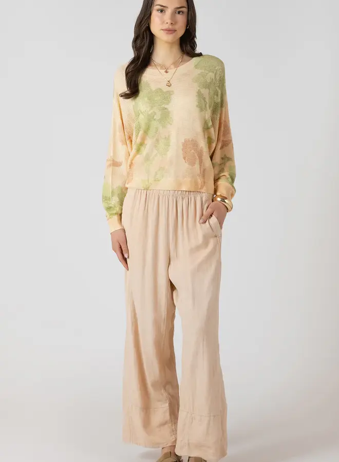 WIDE LEG LINEN PANT