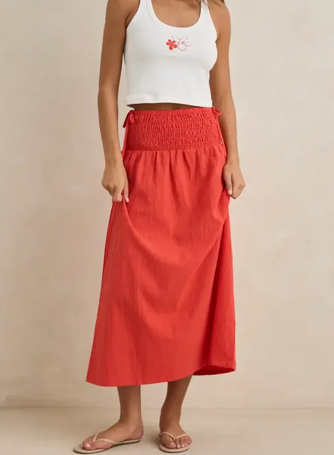 ALANA TIE SIDE MAXI SKIRT