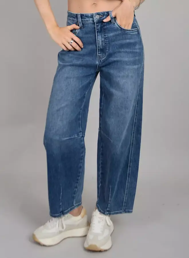 BARNI DENIM BARRELL PANT