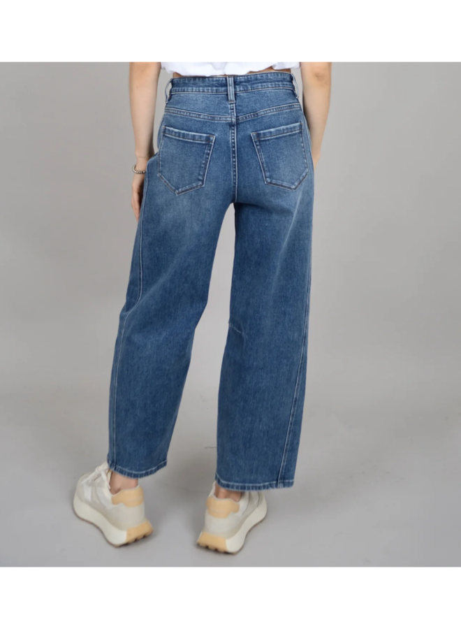 BARNI DENIM BARRELL PANT