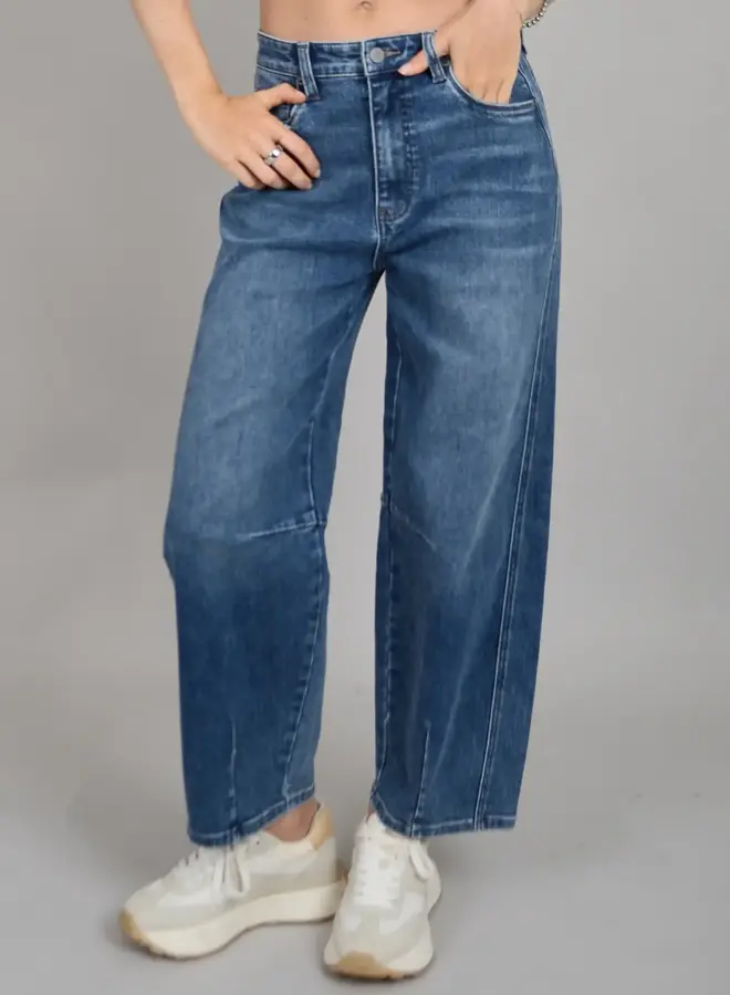 BARNI DENIM BARRELL PANT