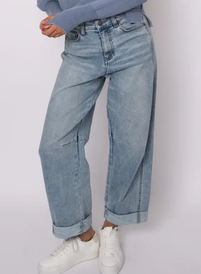 BARNI DENIM BARRELL PANT