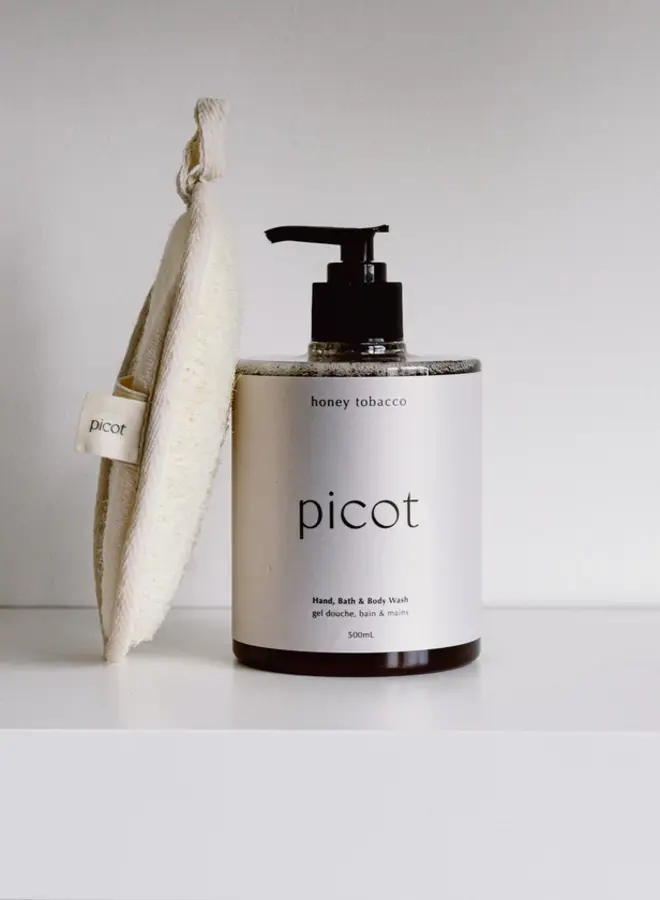 PICOT BODY WASH & LOOFAH