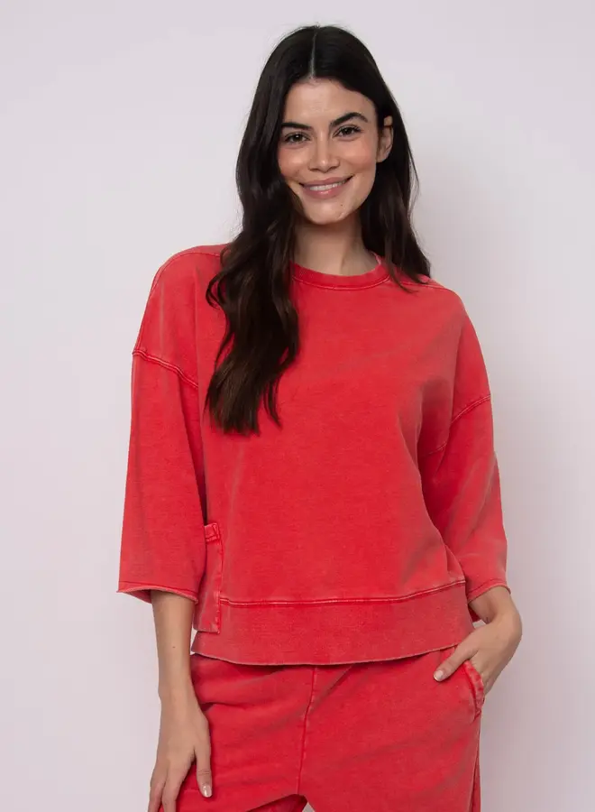 BRIE FRENCH TERRY TOP