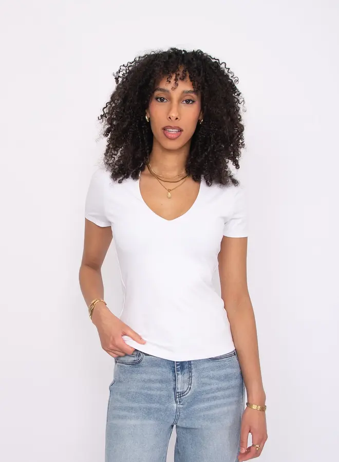 VALENNA COTTON DEEP V