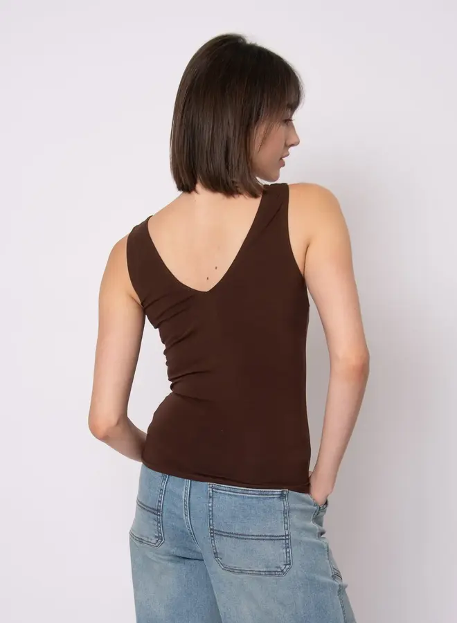 VALENTINA COTTON V TANK