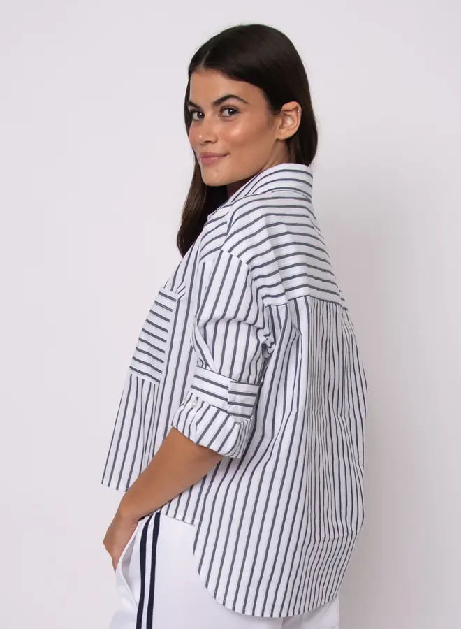 KERWIN CRISP POPLIN HI LOW