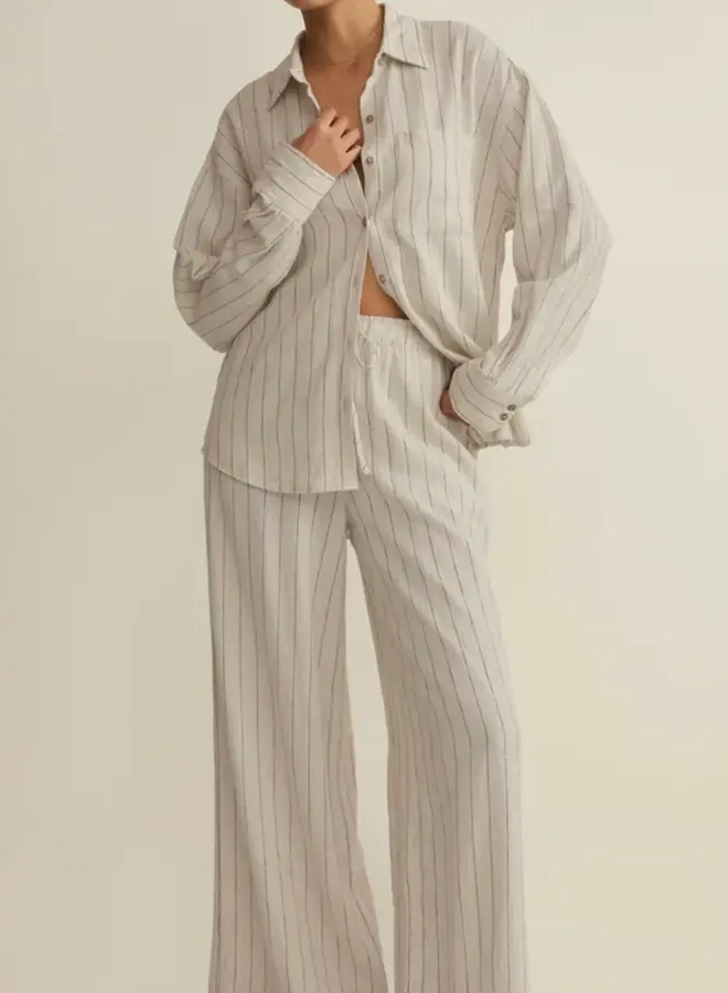 HENRI STRIPED WIDE LEG