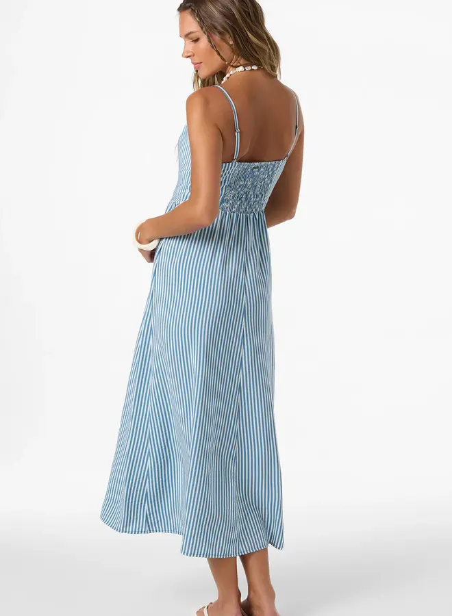 LINEN STRIPE DRESS