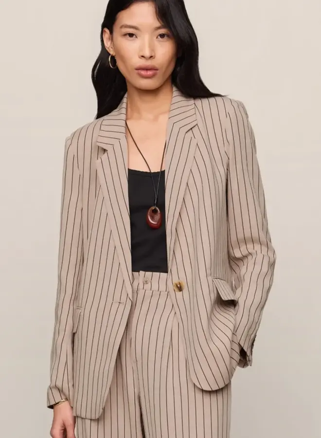 EVAN STRIPED BLAZER
