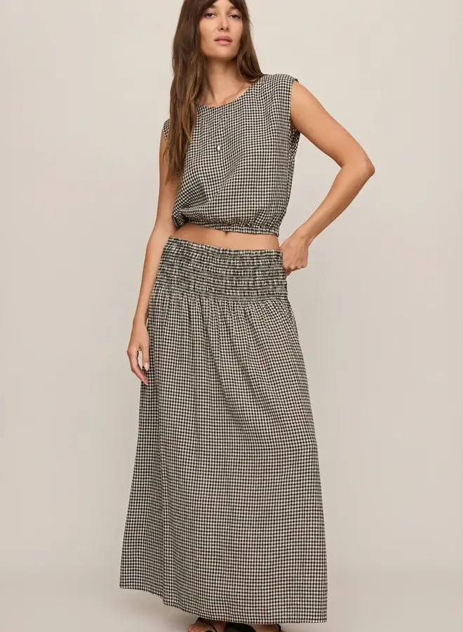 MERIT GINGHAM TOP