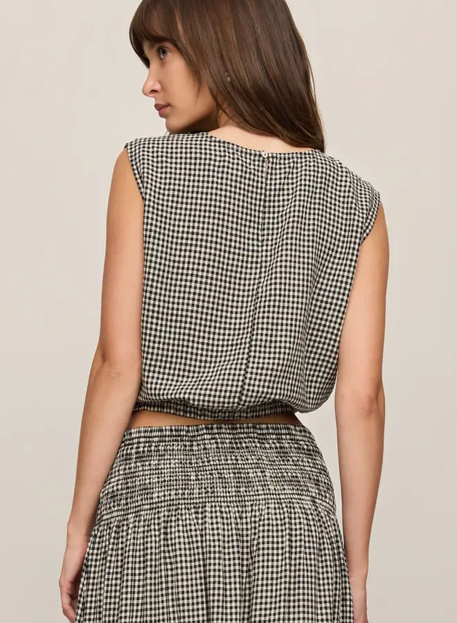 MERIT GINGHAM TOP