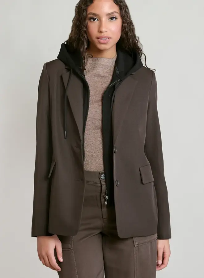 BLAZER WITH HOOD