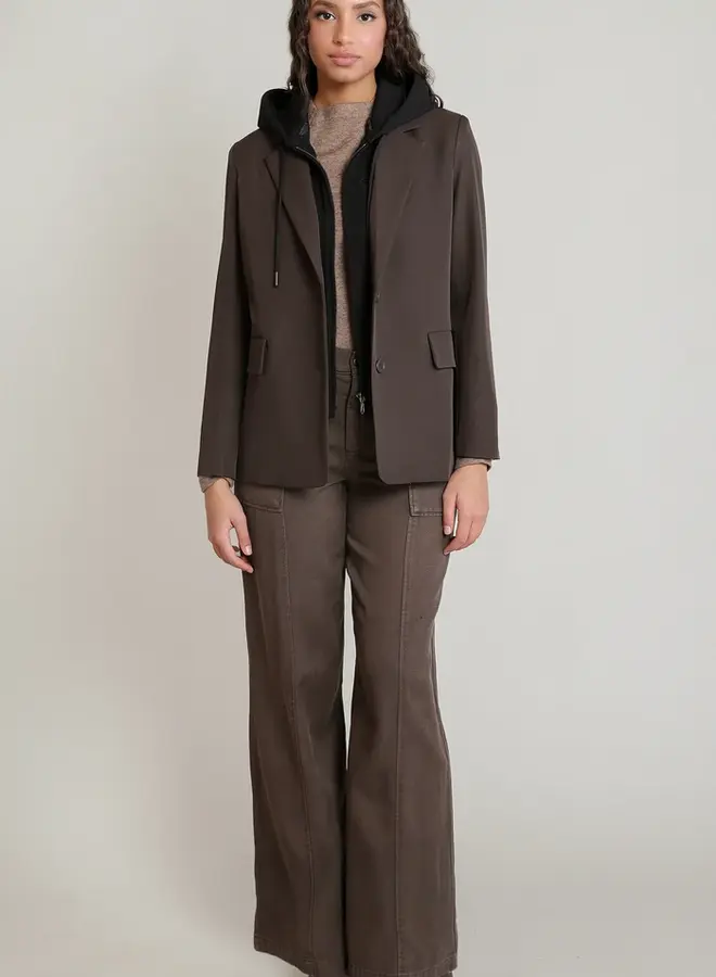 BLAZER WITH HOOD