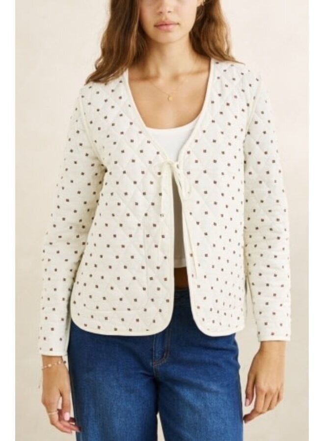 LONDON CHECK QUILTED JACKET