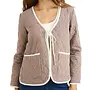 LONDON CHECK QUILTED JACKET