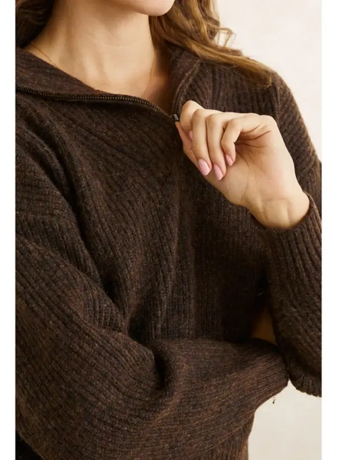 QUINCY ZIP KNIT