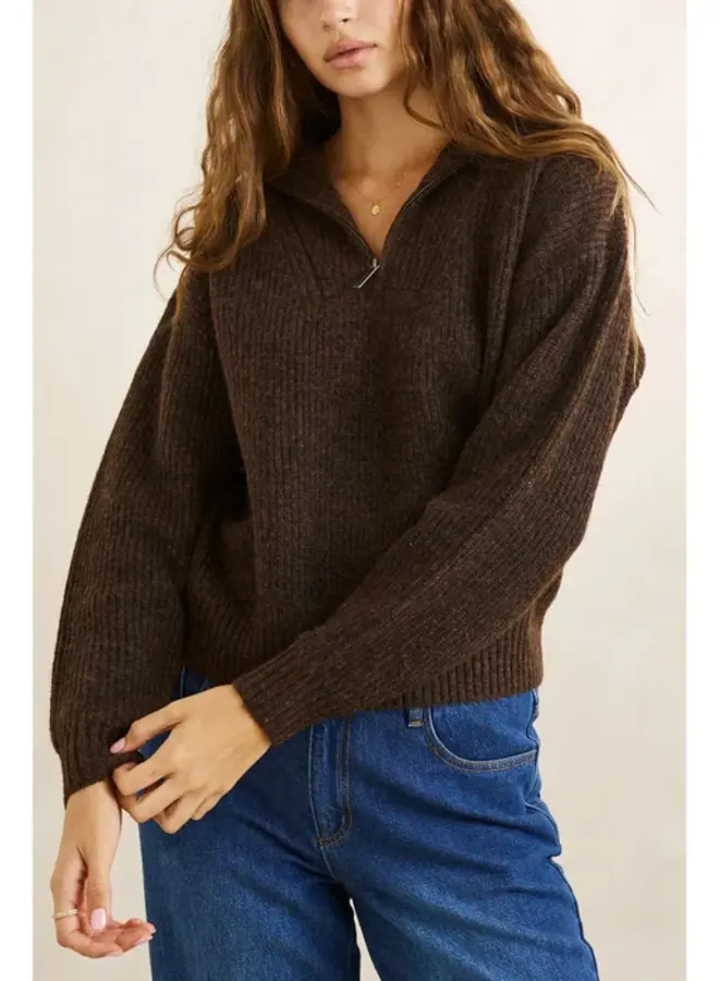 QUINCY ZIP KNIT