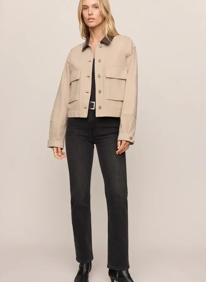 REY CROPPED CHORE JACKET