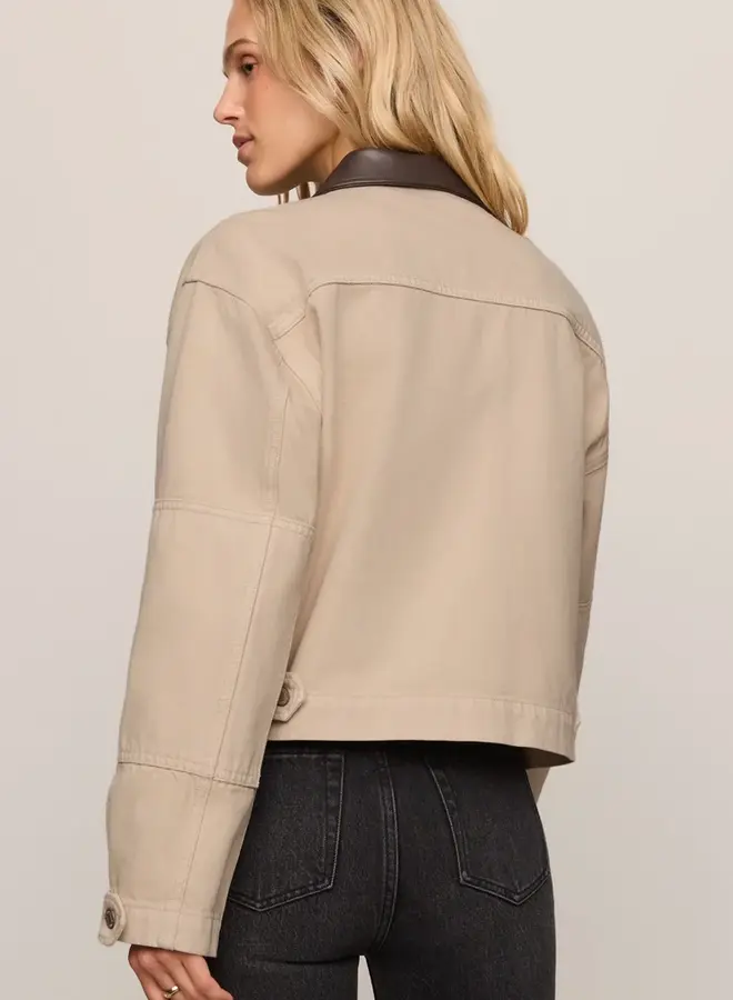 REY CROPPED CHORE JACKET