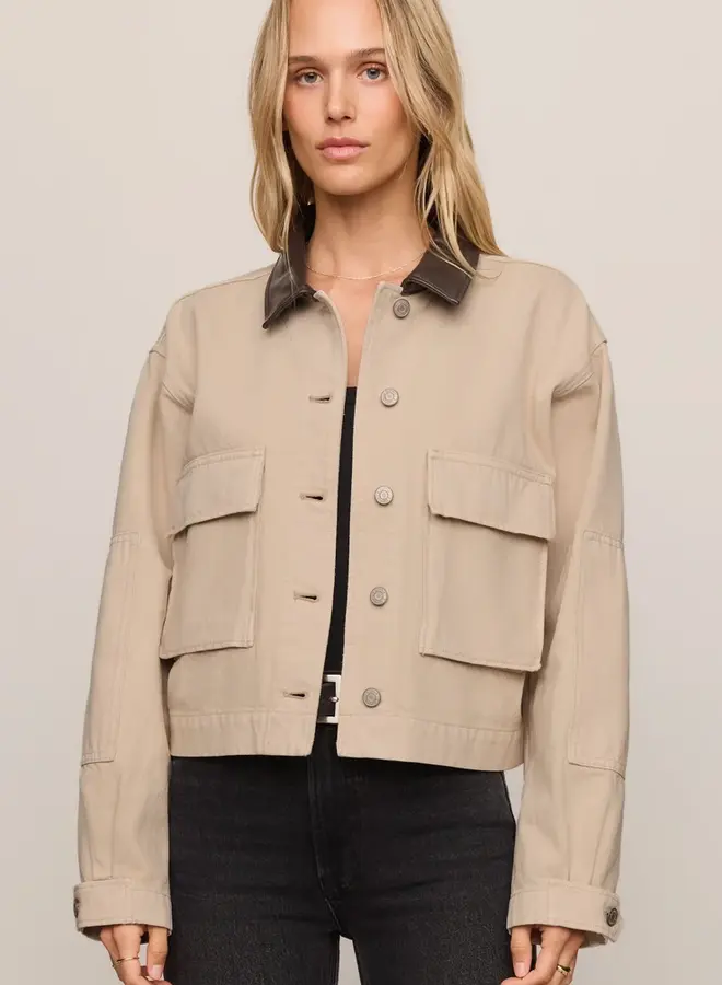 REY CROPPED CHORE JACKET