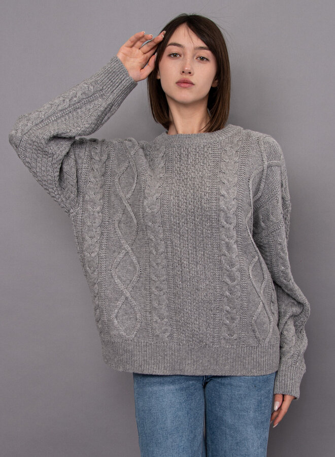 ESTERA CABLE FRONT LONG SLEEVE