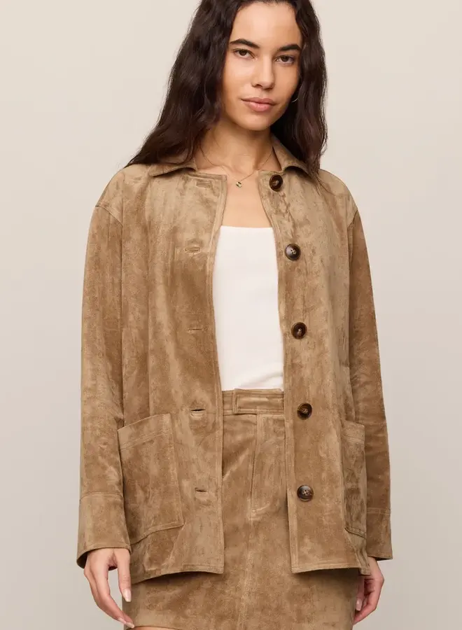 DECKER SUEDE CHORE COAT