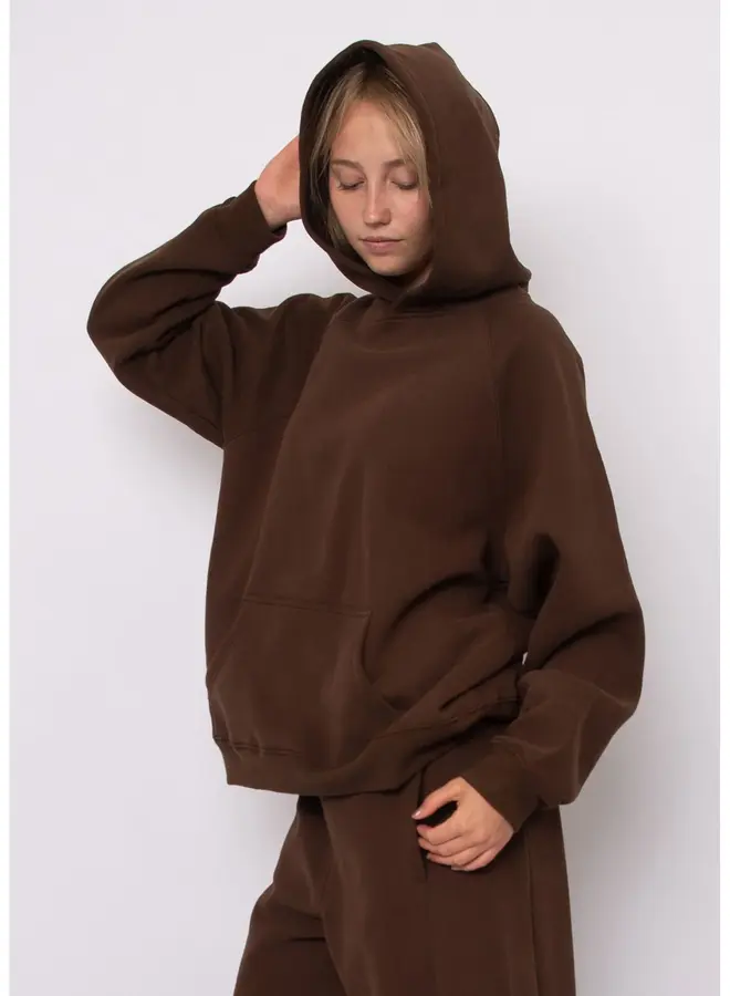 HILLA FLEECE RAGLAN HOODY