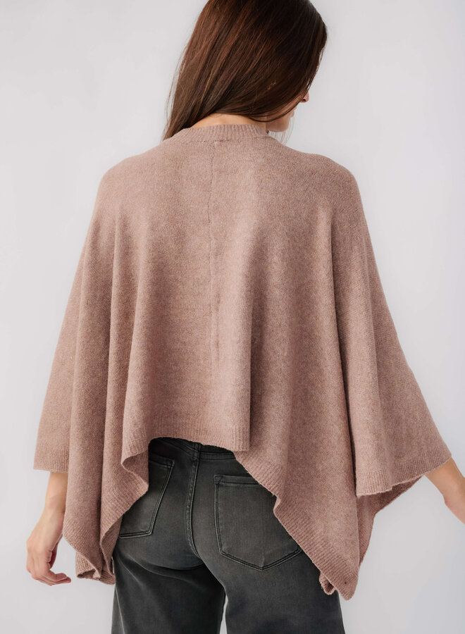 COSTANZA BUTTON PONCHO