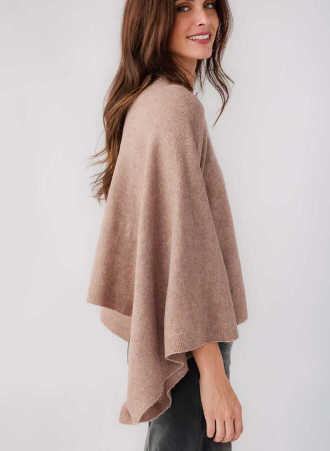 COSTANZA BUTTON PONCHO