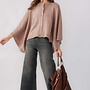 COSTANZA BUTTON PONCHO