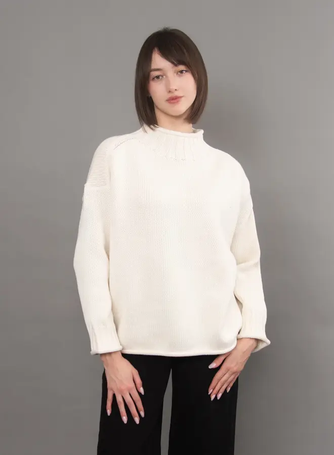 LUCRETIA L/S FUNNEL NECK