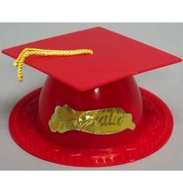 PFEIL & HOLING RED GRADUATION CAP 3½'' BOX   24 CT