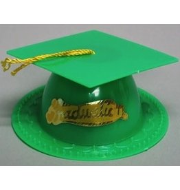 PFEIL & HOLING GREEN GRADUATION CAP 3½'' BOX  24 CT