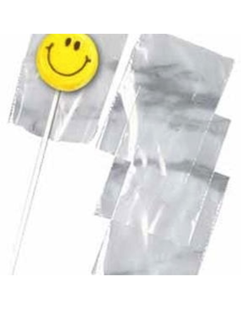 WILTON ENTERPRISES CLEAR TREAT LOLLIPOP BAG 3X4'' PKG 50 CT