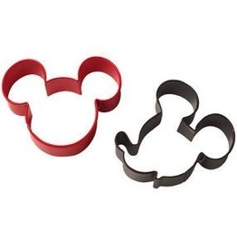 WILTON ENTERPRISES MICKEY MOUSE COOKIE CUTTER SET 2 PC